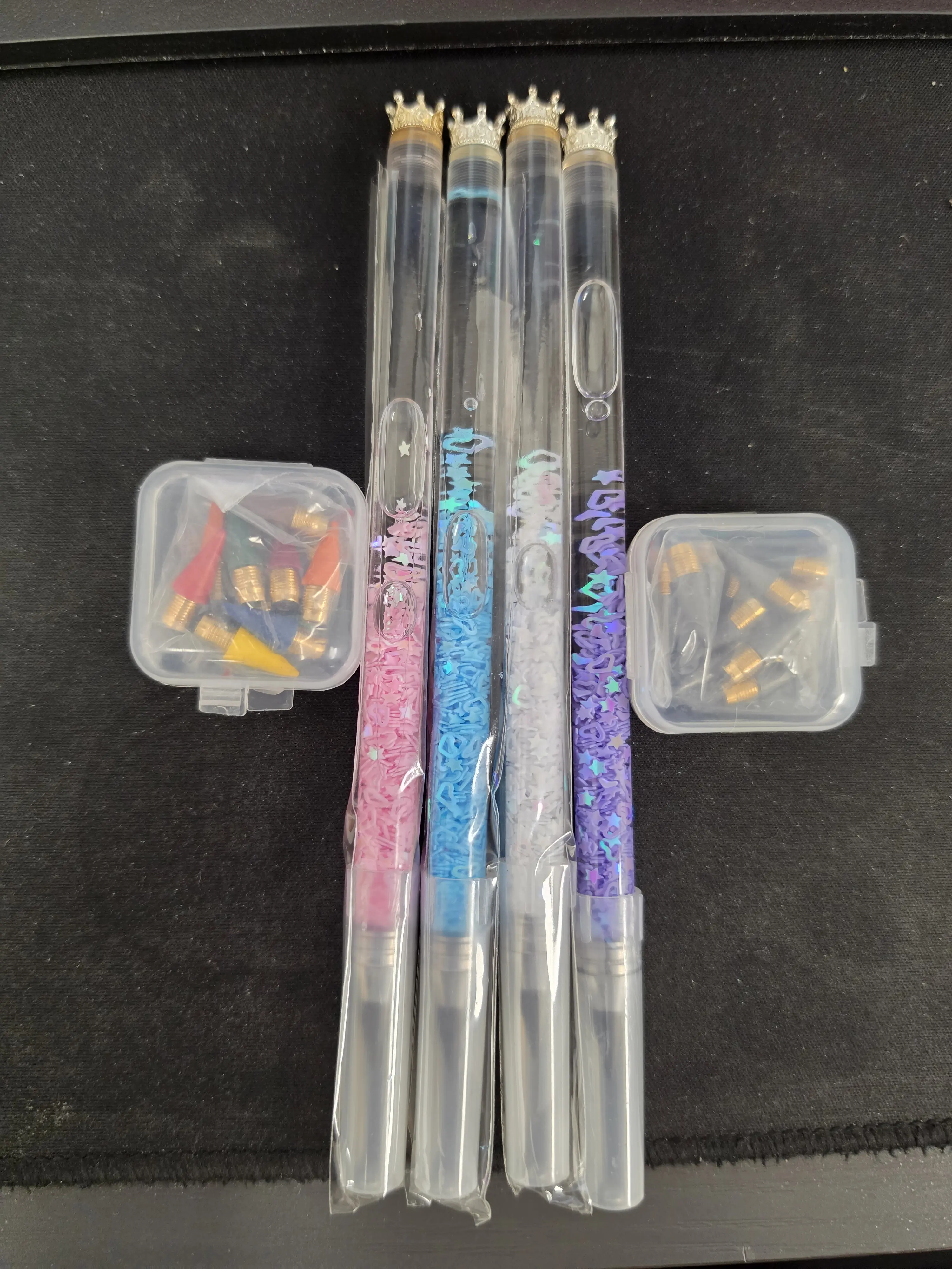 P3B Series Metal Beadable Pencil with Eternal Pencil Tips, Inkless Tip and Blank Area Stylus for Office Stationery Writing Needs, Beadable Pencils, Touchscreen Stylus Pencils