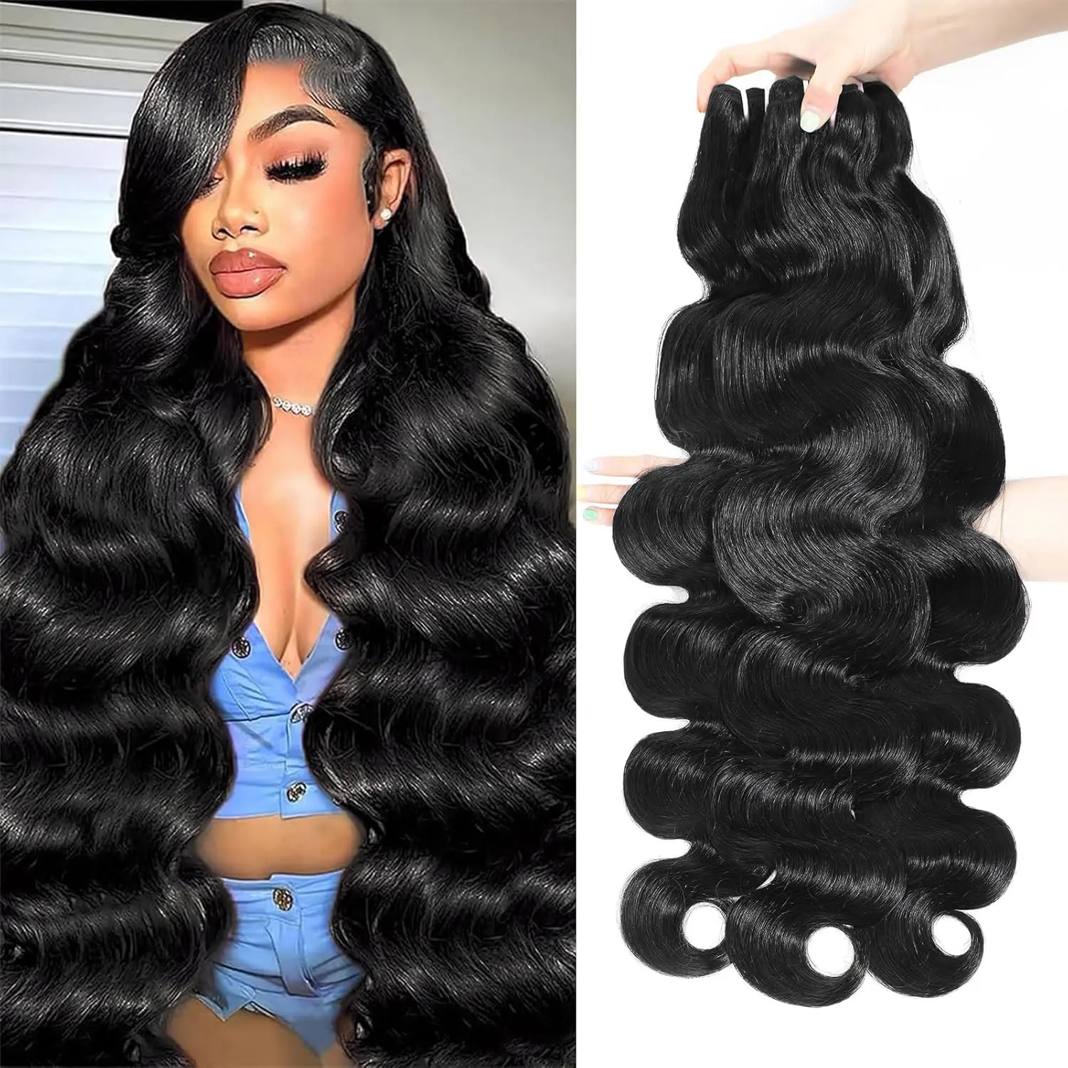 Vinisay 15A Body Wave Raw Human Hair Bundles with 4x4 Closure, Blonde Brown Highlight #T1B/P4/27 Hair Extension, Unprocessed Virgin Weave for Women, Soft, Elastic, Breathable, Casual, All Weather, Elasticity, Breathability, Bundles Of Human Hair