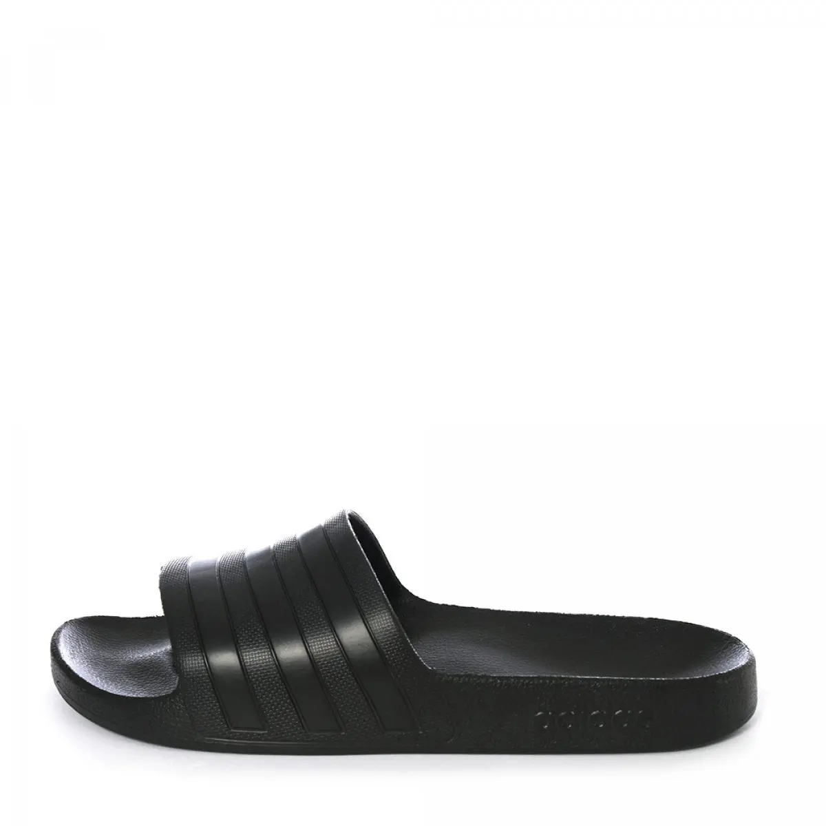 Adidas Men's Adilette Aqua Foam Slides - Comfortable Slip-On Casual Sports Footwear in Core Black, Shoe, Slips, Minimalist, Athletic, Basic, Plain Men's Sports Slide, Casual Wear, Flat Sole, Sporty Chic