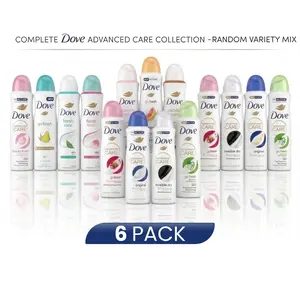 Dove Deodorant Spray Advanced Care Women's Variety Pack 6 Ct  (150ml / 5oz) - 1/4 Moisturizer Cream