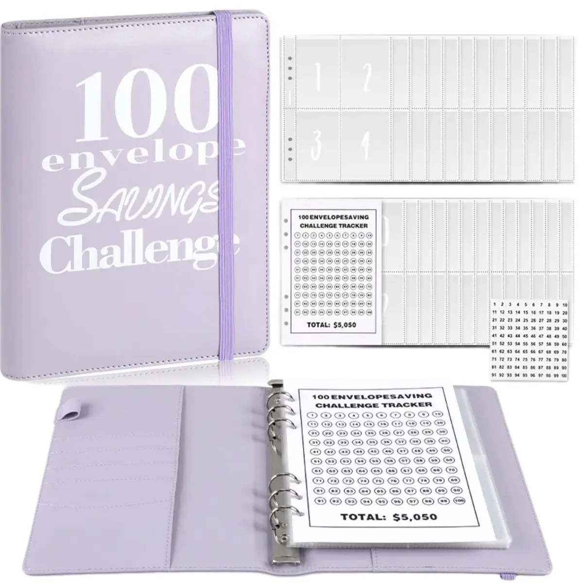 100 envelope money saving book
