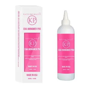 Katty Pro Beauty EMA Monomer Pro - 500ml Nail Monomer Made in USA - Professional Nail Care Product