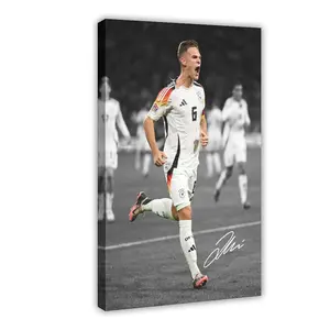 Football Joshua Kimmich Canvas Poster Wall Art Decoration For Home Bedroom Office Living Dorm Room Decor Boys Girls Gift