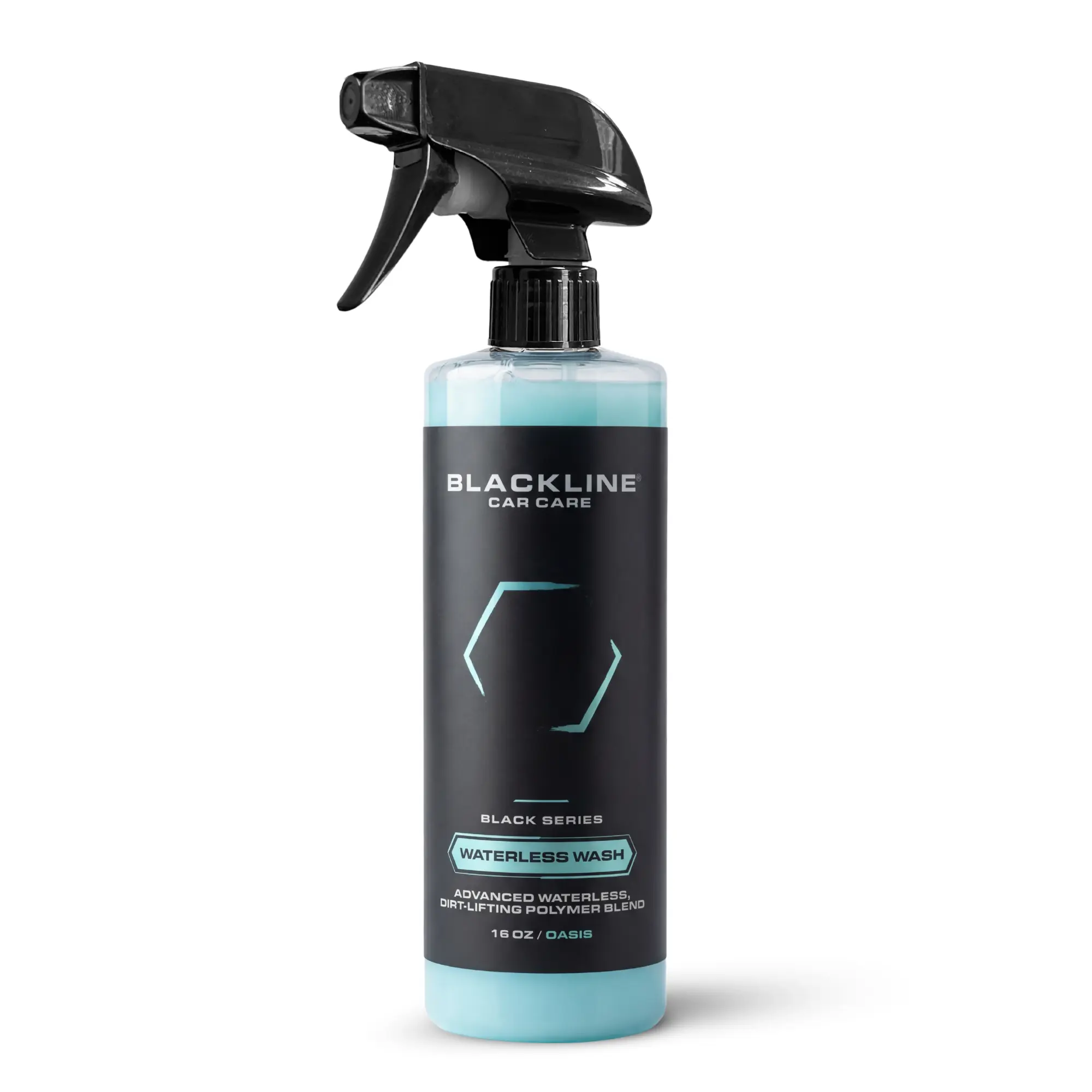 BLACKLINE Waterless Car Wash Spray - 16 oz Bottles for Cars, Wheels, Glass, Streak-Free Shine, 1-Step Paint Protection