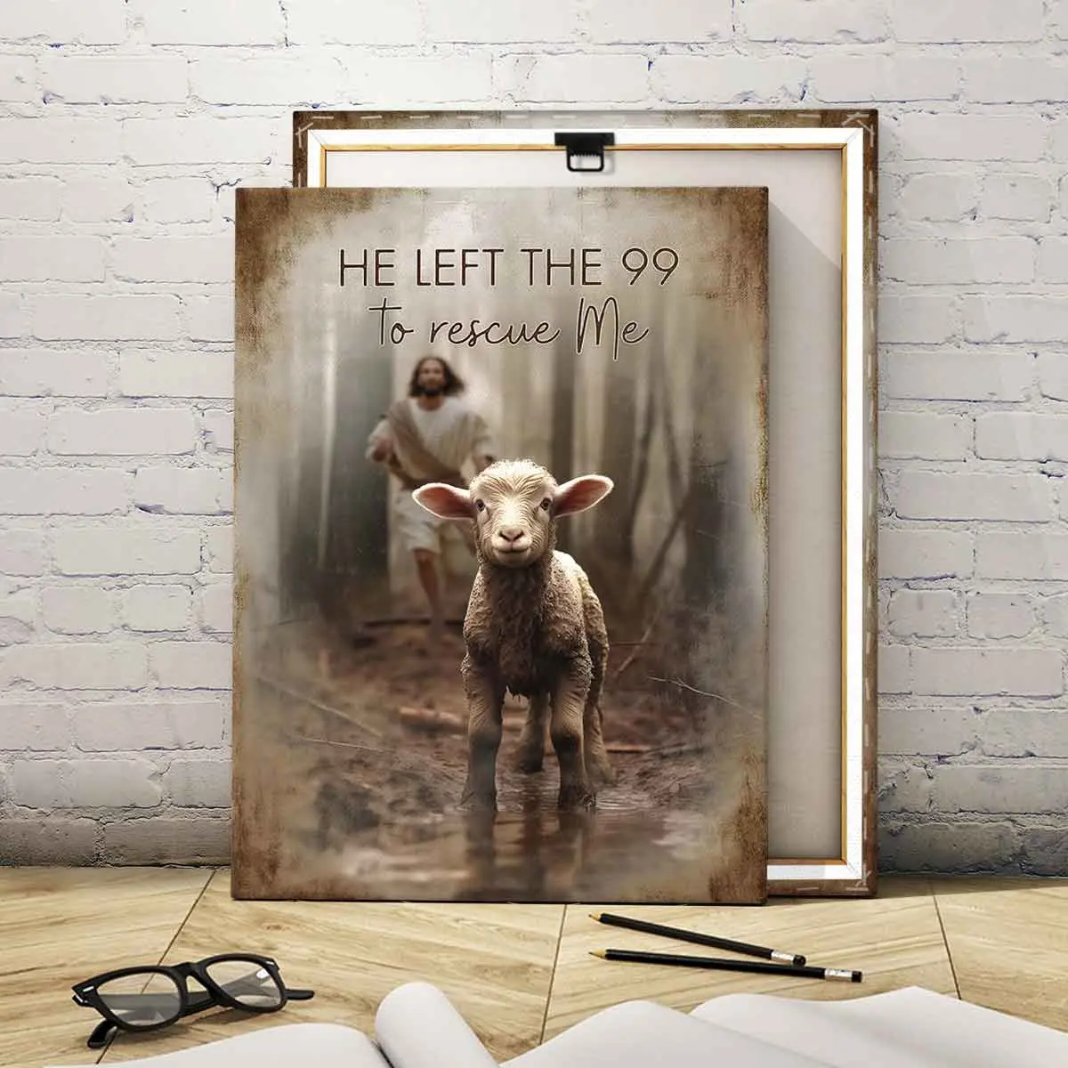 Modern Art Canvas Poster, Quote Prints, Artwork, Solid Wood Frame, Waterproof HD Print, Ideal for Living Room & Bedroom Decor, Universal Setting