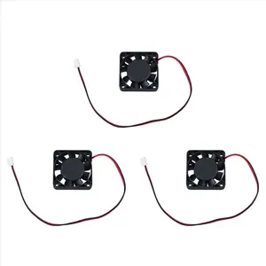 3pcs 40mm X 40mm X 10mm 4010 9 Blade Brushless DC 12V Cooling Fan