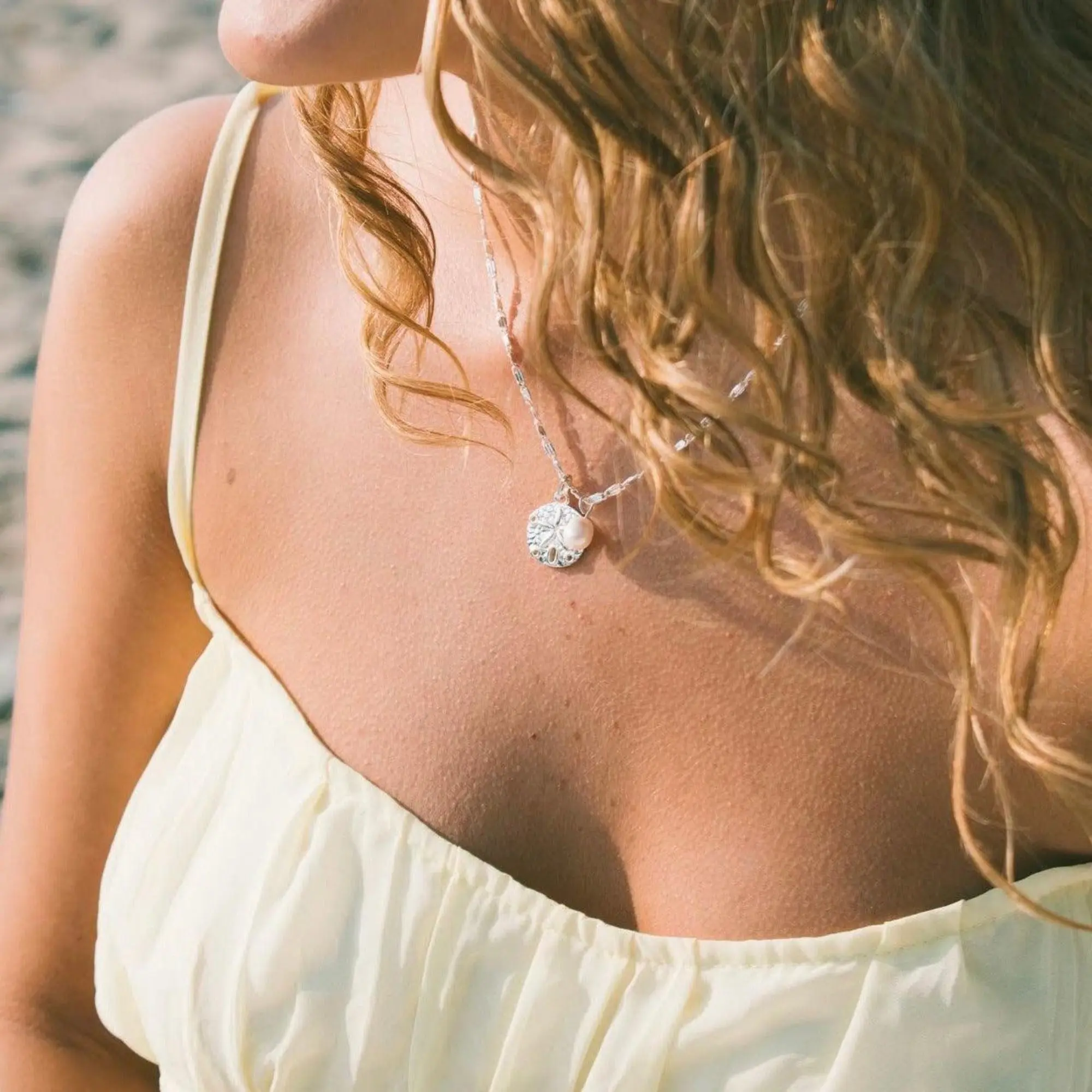 EVRY JEWELS Gold or Silver Plated Women's Ocean's Treasure Necklace