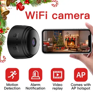 A9 smart mini camera that can connect to mobile phones is the best choice for practical gifts during holidays! 480P high-quality safety monitoring with battery and USB charging. Infrared night vision device, residential security artifact
