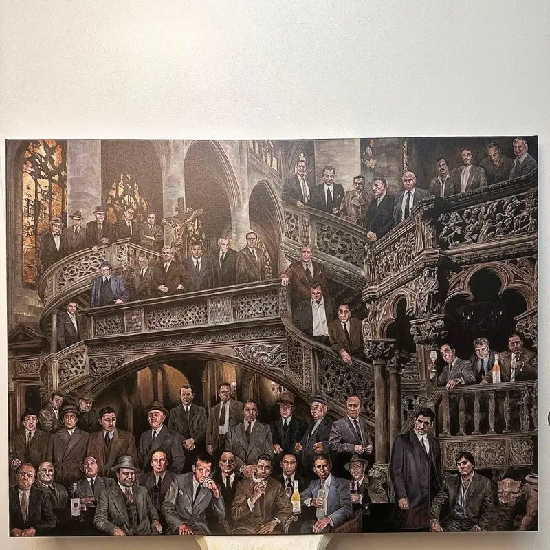 "COSA NOSTRA II" Canvas Print Autographed by Michael Franzese