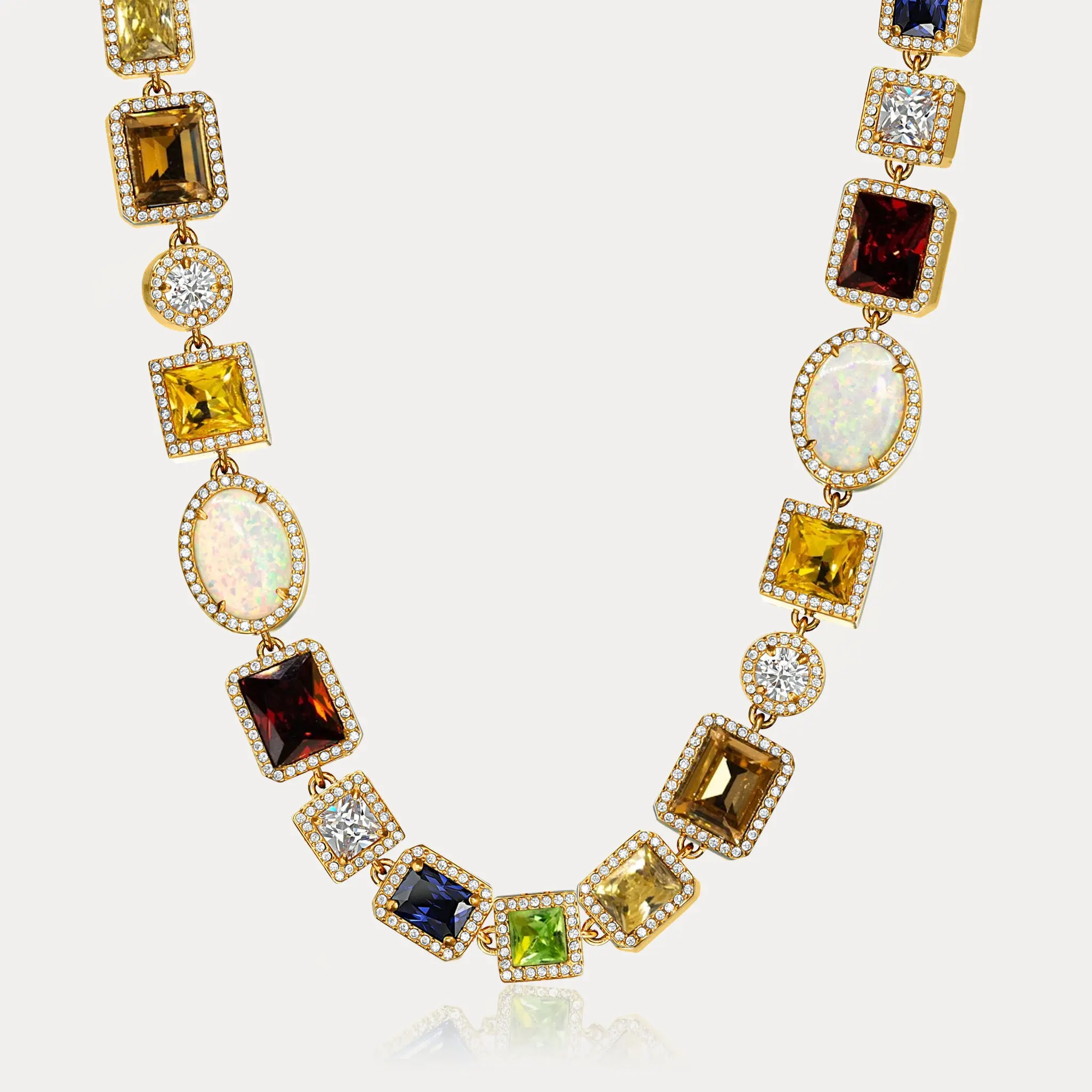 Motley Gemstone Chain - Gold Motley Gemstone Chain - Gold