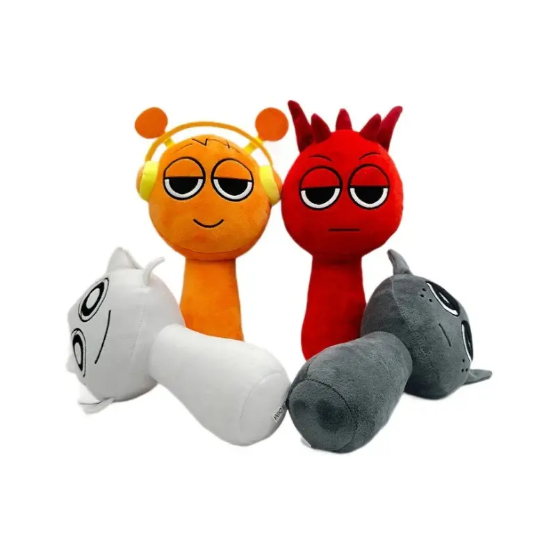 Christmas ToysSprunki Plush Toys Sprunki Incredibox Plushie Doll Singers Oren Wenda Game Cartoon Stuffed Pillow Kids Birthday Christmas Gifts