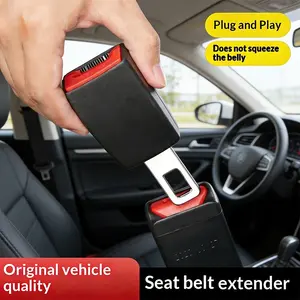 Universal Auto Seat Belt Buckle Holder Clip Durable Material Anti Noise Device for Easy Rear Seat Belt Access Car Interior Organizer Car Accessories Fits Most Vehicles Simple and Practical