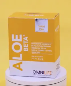 OML Aloe Beta – 16 Sachets Box, Net Wt. 112g – Aloe-Based Nutritional Supplement