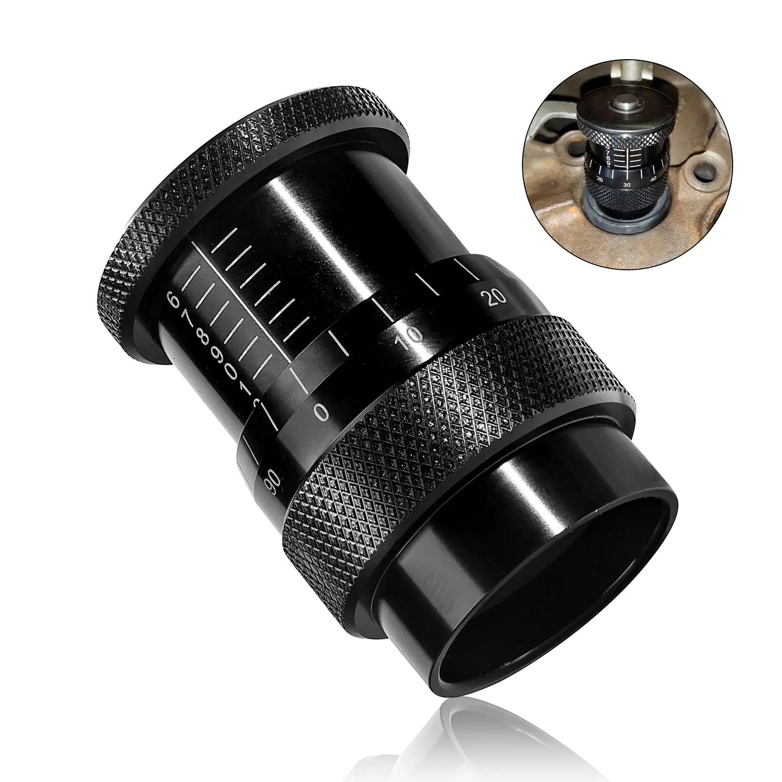 3mirrors 4929 Aluminum Valve Spring Height Micrometer Measurer - 1.600"-2.200" Range, 0.001 Accuracy, Affordable, Precise Readings, Compatible with Most V8 Engine