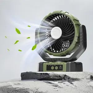 Portable Rechargeable Fan, USB Charging Fan, Adjustable Wind Speed Fan, Multifunctional Fan for Fishing, Camping, Hiking