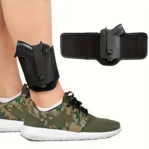 Black Ankle Holster, Tactical Quick Draw Holster, Hunting Accessories, Concealed Carry Leg Holster, Universal Leg Holster
