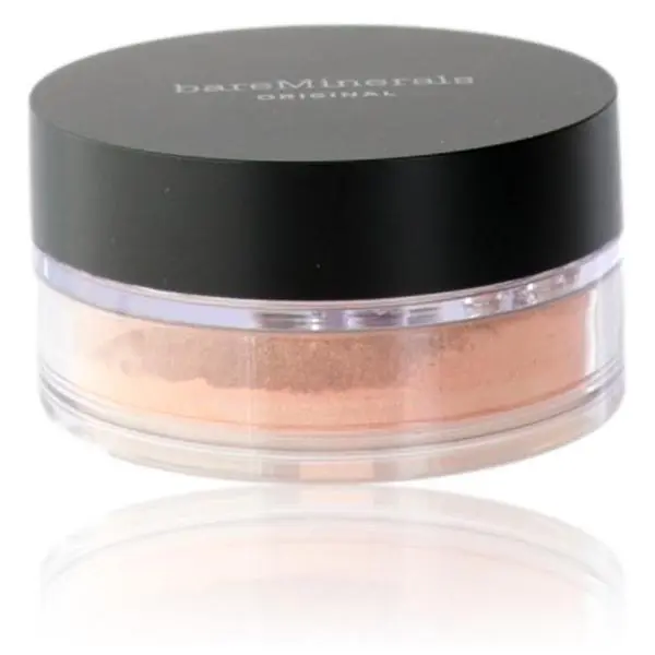 Bare Minerals Women's Mineral-Based Loose Powder Makeup, .28 oz SPF 15, Medium 10 Shade, Sheer to Full Coverage, Buildable Wear for Natural Glow, Luminous