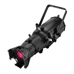 SHEHDS LEKO Stage Ellipsoidal Spotlight LED 250W RGBW 4in1 Beam Angle Ellipsoidal Fresnel lens Lights Manual Focus Four-Leaf Manual Cut Light Barrier 2500K-7500k DMX512 Par DJ Lights for Party Disco Bar Show