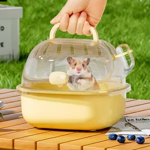1 piece, hamster cage, take-out cage, small pet nest, portable, go out cage honey quoll, flower branch mouse, golden bear panoramic take-out bag, small pet supplies