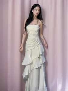 basque waist beachy style thanksgiving shopping bride vacation flowy  polka dot silk bias slip confirmation graduation spring wedding guest  easter prom  Plus peacock  Sleeveless morning dress carly maxi summer women tea length angelic sorority formal