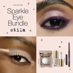 Stila Sparkle Eye Bundle - Heaven's Dew + Liqua-Play + Smudge & Set Eyeliner