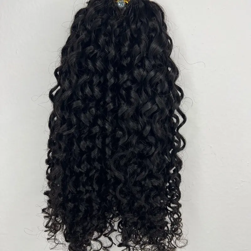 100% human hair Burmese curl crochet hair