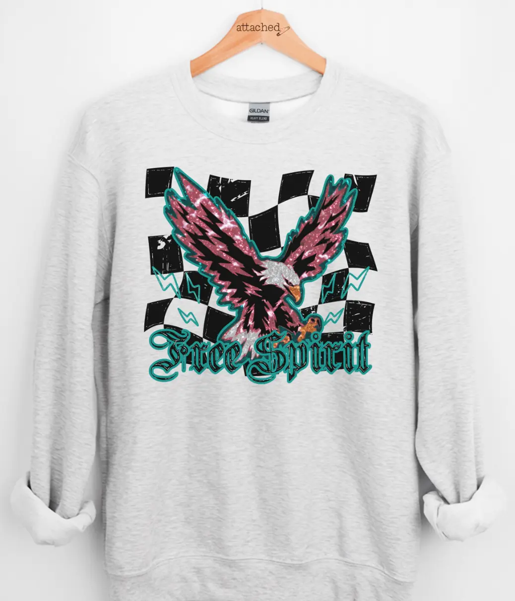 Free Spirit Eagle Graphic Top