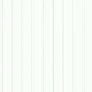 212 MAIN White Vinyl Modern Beadboard Peel & Stick Wallpaper - Easy Install, Single Roll, Straight Match, Indoor Use Home Decor & Hanging Home Supply