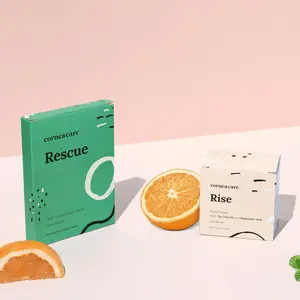 Eyelid Hygiene Starter - Rescue Self Cooling Eye Compress and Rise Eyelid Wipes - Gentle Cleansing Wipes for Crusty Lashes and Eyelids - Cool Eye Mask for Dry Eyes and Puffiness