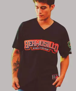 HERMOSILLO BLACK BASEBALL JERSEY