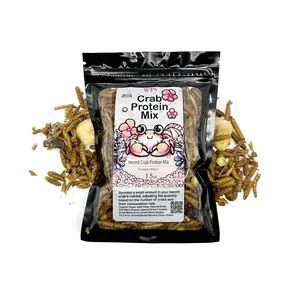 Hermit Crab Protein Mix – High-Protein Snack with Insects, Peas & Fruit for Optimal Crab Health