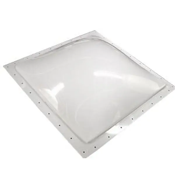 S Recreation B1G-SL2222C 22x22 in. Square Polycarbonate Panel Skylight - Clear, Flange, Rectangle Compatible, Includes Sealant, 25.5x25.5 in., 4.5 in. Bubble Height, All Seasons