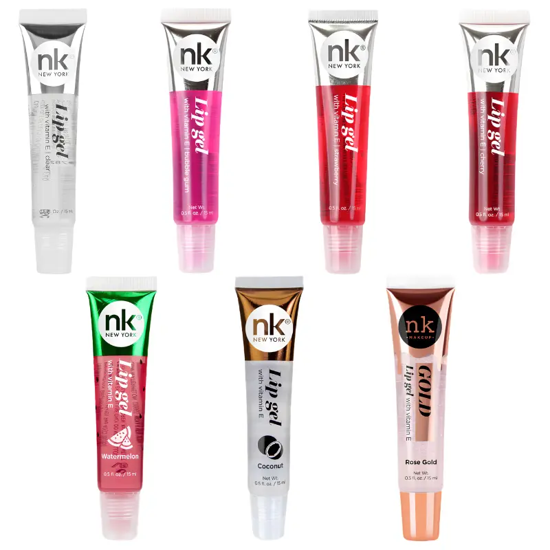 NK Lip Gel Hydrating Glossy Lip Gloss- Vitamin E Assorted Variety Lip Care