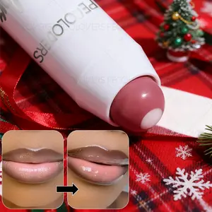1PC Velvet Moisturizing Sandwich Lipstick Pen - Silky, Glossy Texture, High Pigment, Nude Makeup, Lightening Lip Lines, Suitable for Autumn and Winter Makeup, Christmas Gift, Lipgloss