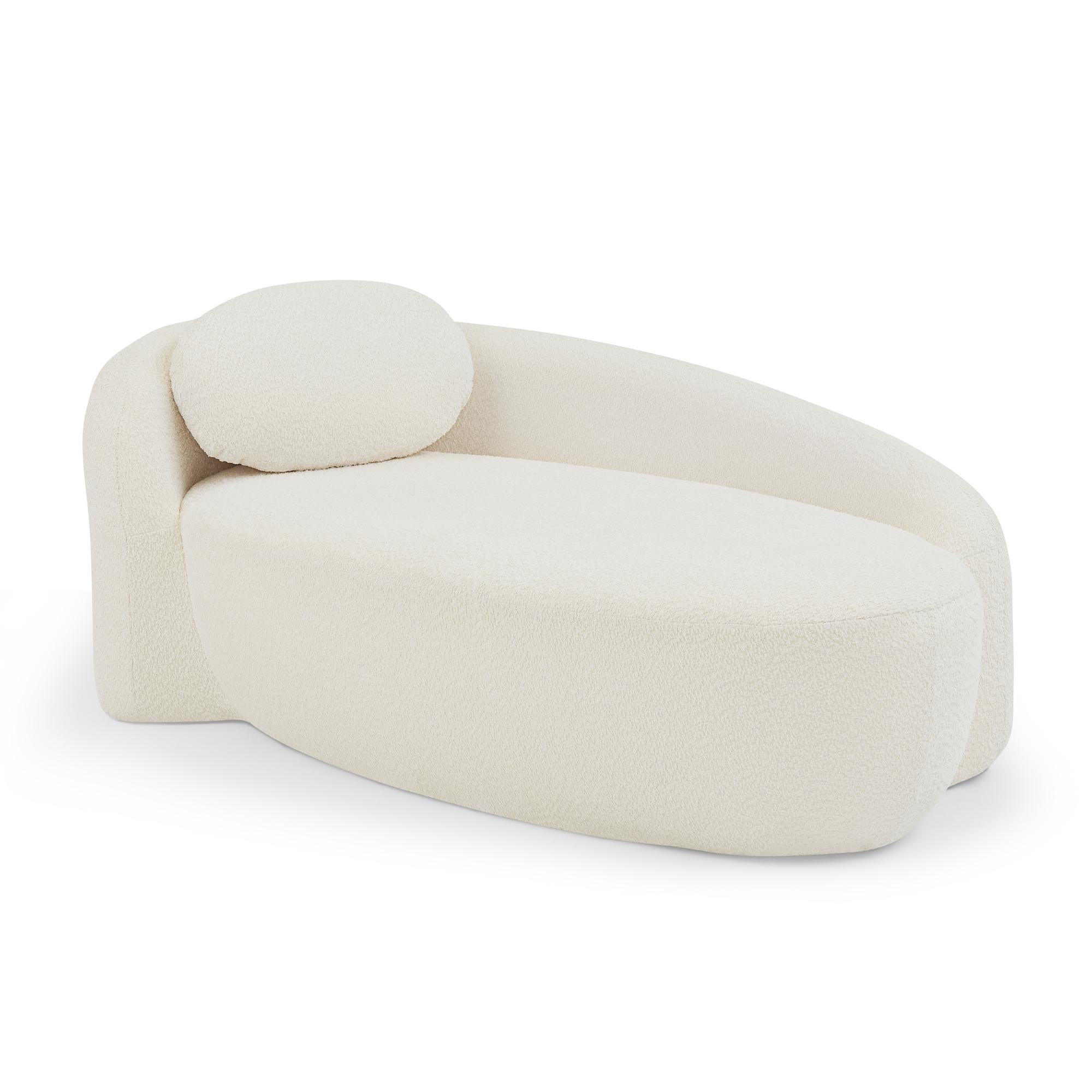 Modern Oval Lounge Chair with Integrated Backrest, Side Armrest & Pillow, Compact Single Lazy Sofa for Living Room, Bedroom, Apartment Modern Oval Lounge Chair with Integrated Backrest, Side Armrest & Pillow, Compact Single Lazy Sofa for Living Room, Bedroom, Apartment
