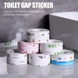 3 Counts Caulk Tape, Peel & Stick for Tiles,Random Pattern Adhesive Seal