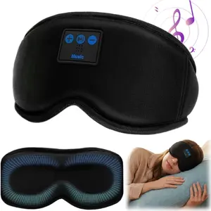 Beniduck Sleep Headphones, Sleep Mask with Bluetooth Headphones, Adjustable for Side Sleepers,14H Playtime,Bluetooth Eye Mask for Sleeping, Meditation & Travel