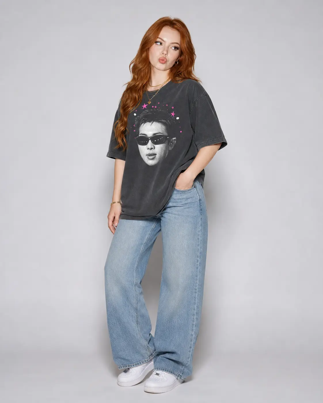 Youth and Adult RM Graphic Tee: Vintage Style K-Pop Apparel - Namjoon Merch Tee World Tour Shirt, Concert 2026 Shirt, Comeback 2026 Merch, KPOP Fan Concert Gift, Retro Sports Streetwear Shirt, Unisex Soft Cotton Fan Gift
