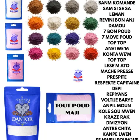 20g TOUT POUD MAJI:poud Banm Komande, poud Sam Di Sesa, poud revini bon anj, poud Chans, poud Rale mennen vini, 7 bon poud, 7 Move Poud, Fow Vle, anvi we'm, kontan we'm, poud leman, venez a moi, poud respekte capitaine, poud fow vle, poud mache presse