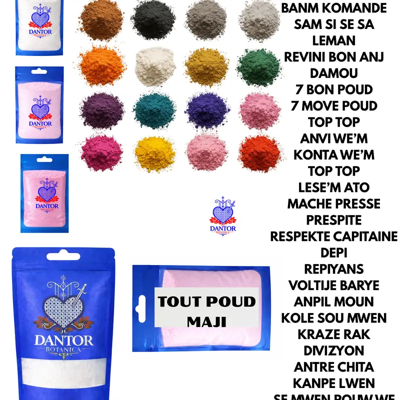 20g TOUT POUD MAJI:poud Banm Komande, poud Sam Di Sesa, poud revini bon anj, poud Chans, poud Rale mennen vini, 7 bon poud, 7 Move Poud, Fow Vle, anvi we'm, kontan we'm, poud leman, venez a moi, poud respekte capitaine, poud fow vle, poud mache presse