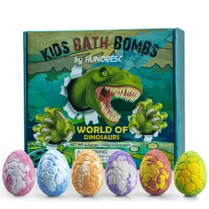 Dinosaur Egg Exploding Bath Salt Ball Christmas Gift Dinosaur Style Essential Oil Body Care Bath Bomb