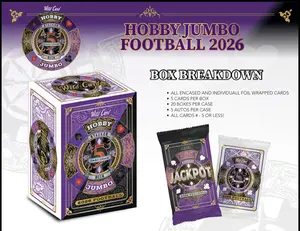 2026 Wildcard Stacked Deck Jumbo Football Hobby Box
