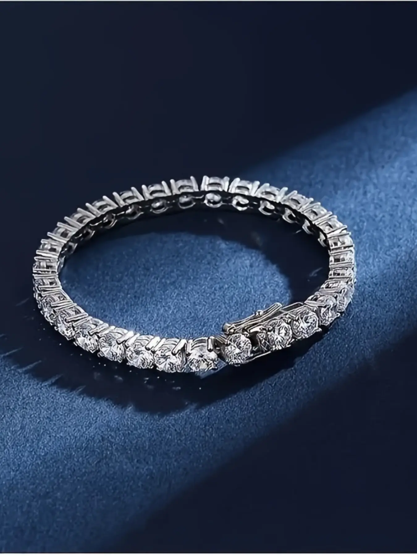 Elegant Classic Tennis Bracelet with Moissanite Design, Perfect for Weddings, Birthdays, Anniversaries, Holiday Gifts, High-Quality Jewelry, Beautiful Bracelets
