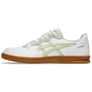 Comme des Garçons Homme Deux x Asics Skyhand Durable Low-Top Sneakers for Men in White and Yellow Trending Shoes, House White Official Shoes to Get / Maison Mihara