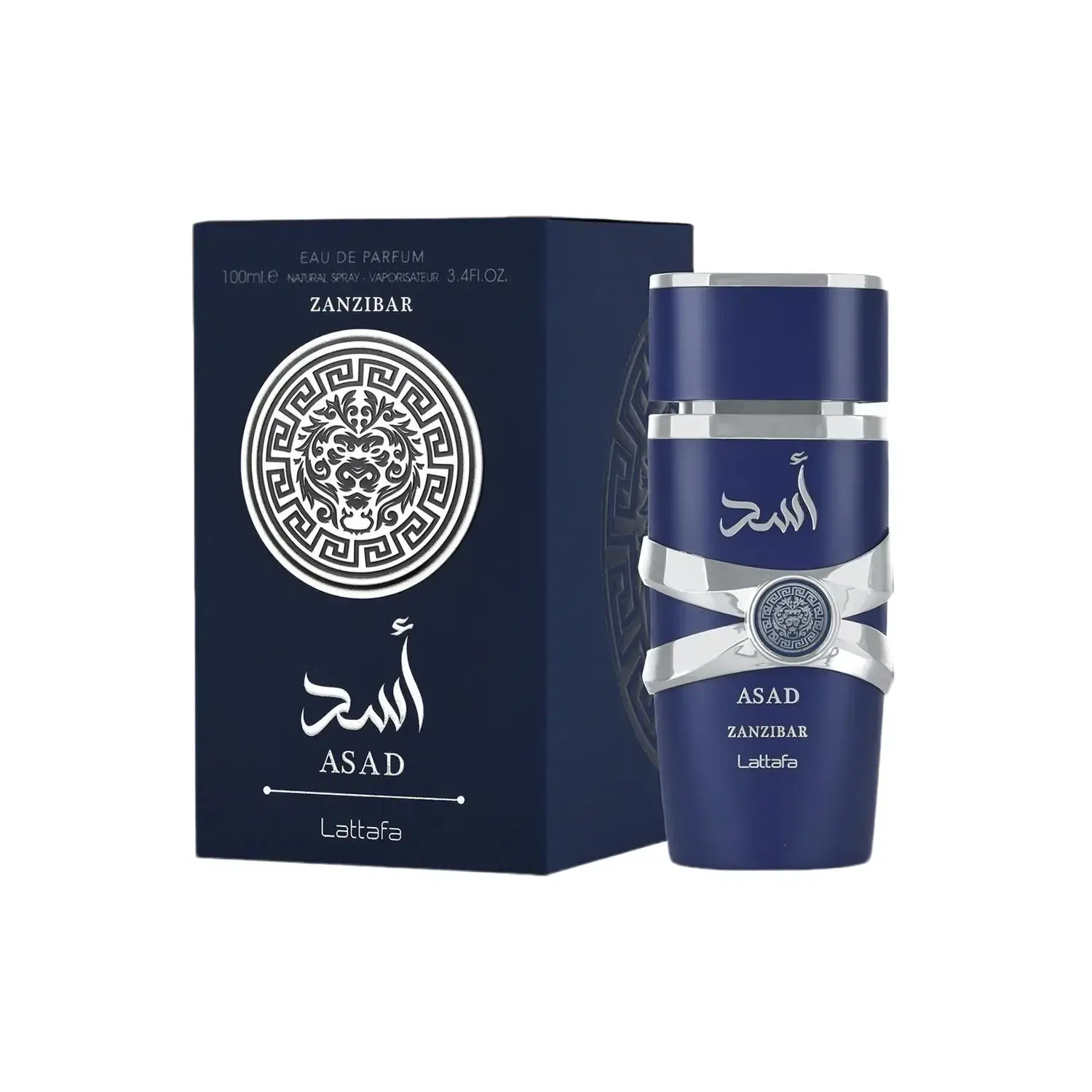 Lattafa Asad Zanzibar EDP, 3.4oz (100ml), Unisex Fragrance