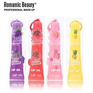 Fruit Lip Oil,(Gift with purchases of $16+)4 flavors Moisturizing Lip Balm, Hydrating Lip Care Product for Dating and Daily Use, Summer Gift, Valentine's Day Gift, Lip Gloss, Moisturize