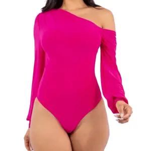 Emma Bodysuit - features a draped design with pleats, adding a touch of sophistication. This bodysuit is crafted from 92% Polyester and 8% Spandex, ensuring a comfortable fit. The material blend offers both style and flexibility. Perfect