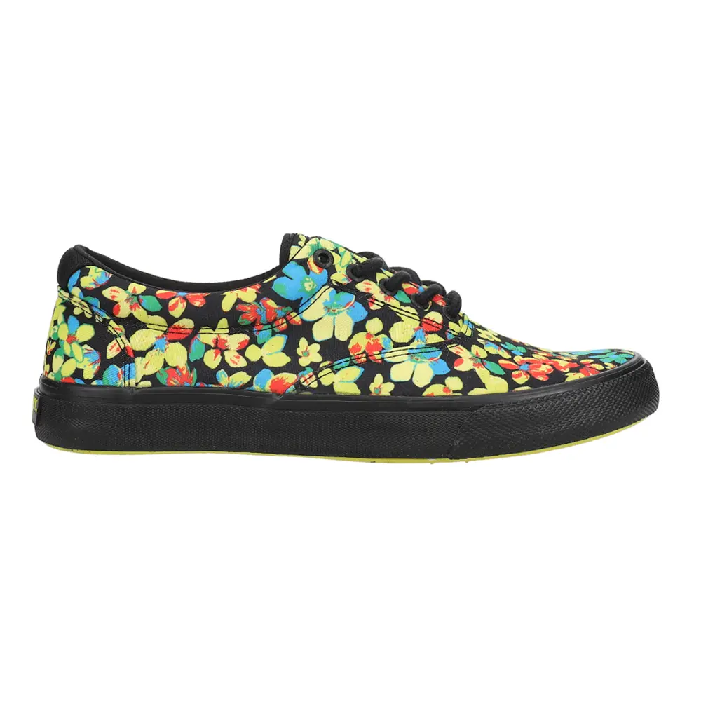 Sperry Mens Striper Ii Cvo Lace Up Sneakers Shoes Casual - Black, Yellow