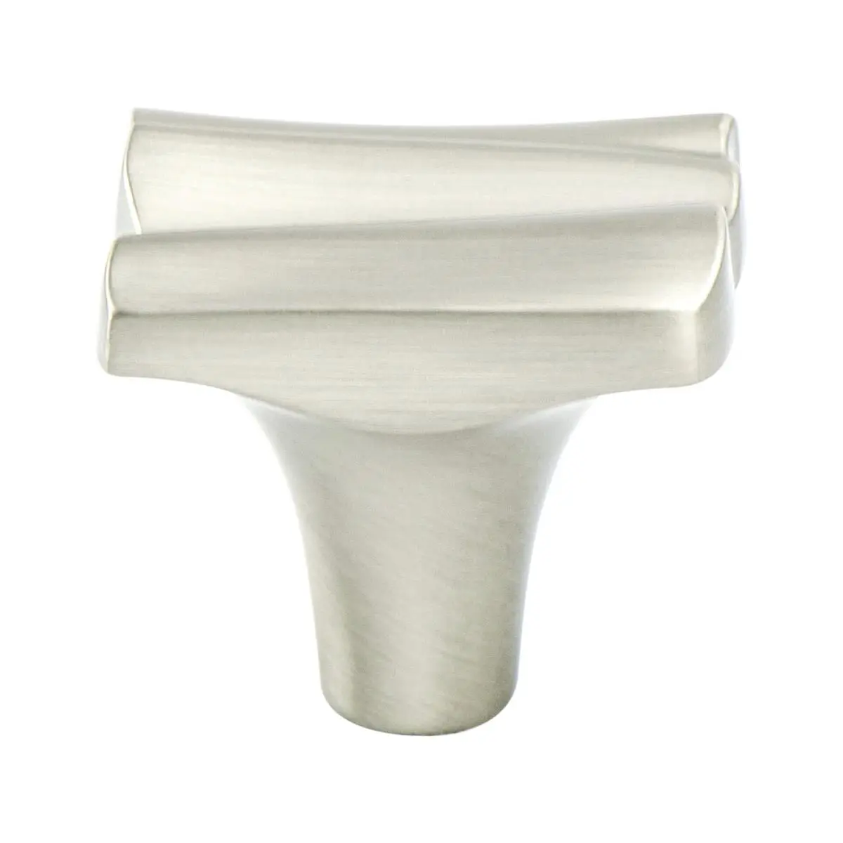212 MAIN Berenson Metal Door Knob - 1.312 in. Puritan Style, Long Brushed Nickel Finish, Zinc Base, Bold Design