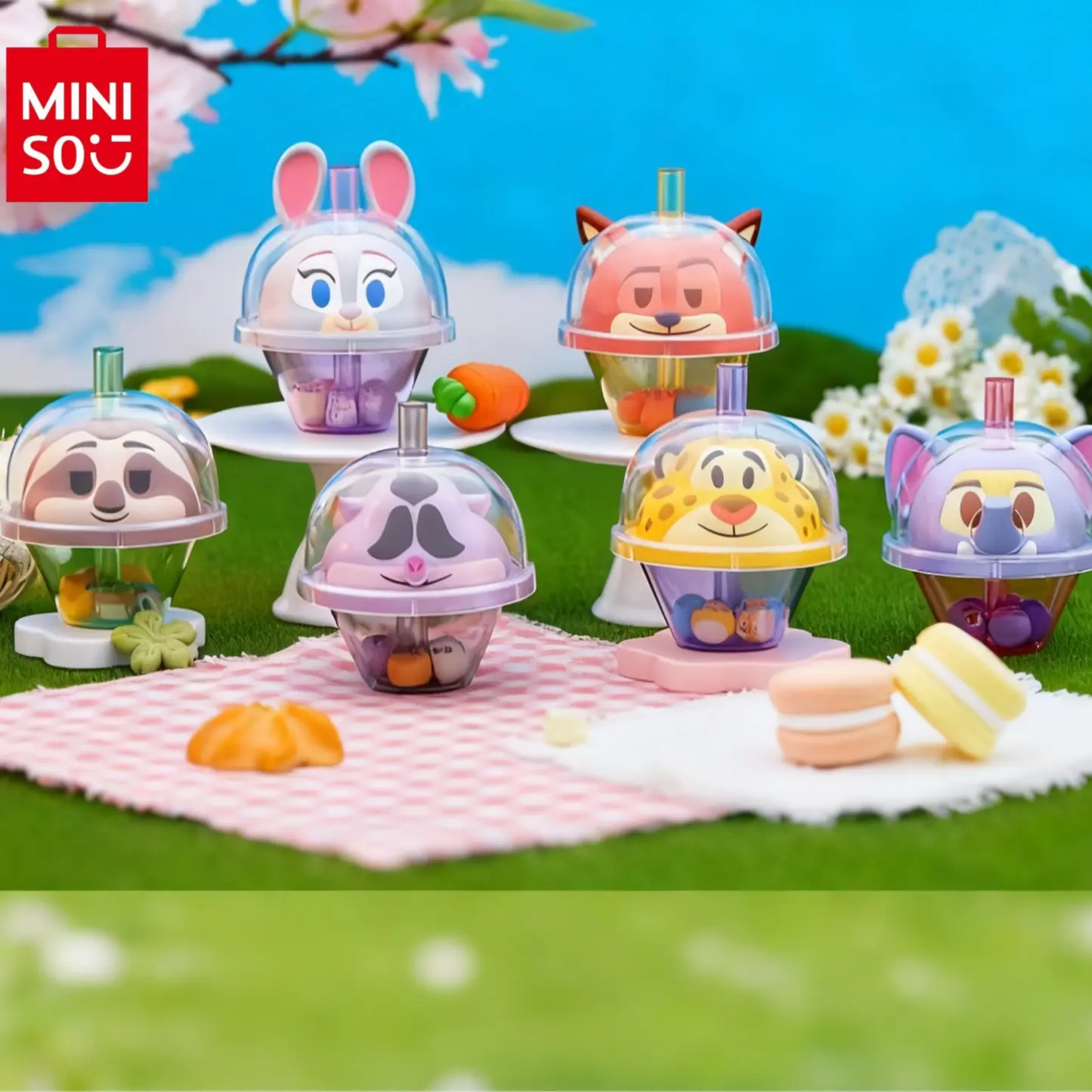 MINISO & Disney Zootopia Taro Ball Milk Tea Series , Cute Animal + Milk Tea Design, Holiday & Holiday Haul#Summervibes, Back To School